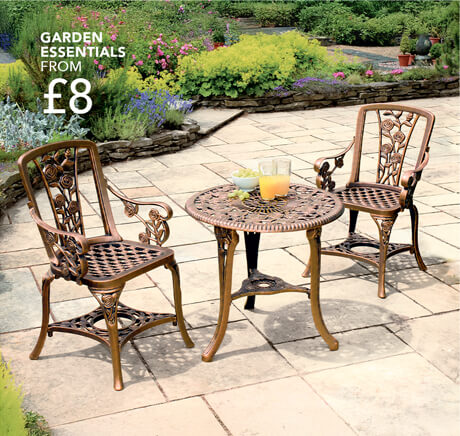 Garden essentials from £8